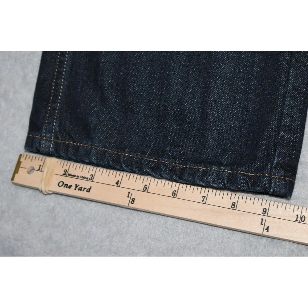 Levi 527 Jeans Mens 36x34 Dark Indigo Blue Slim Bootcut Denim Made Mexico Y2K